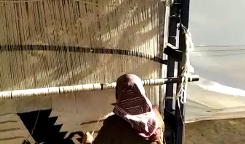 Aksaraylı usta, eski kilimlere yeniden hayat veriyor