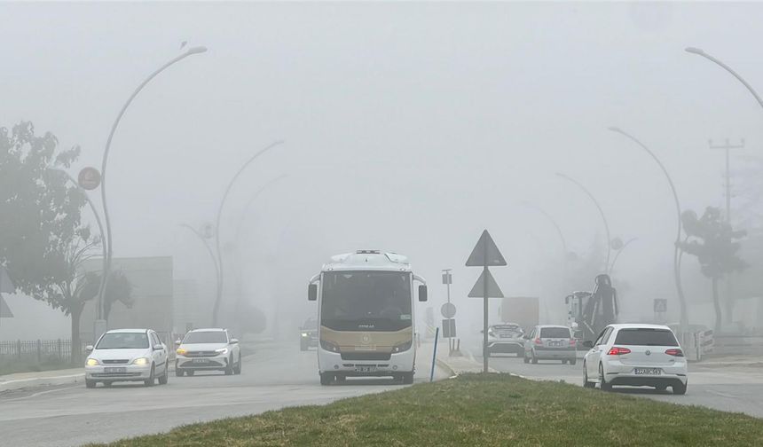 Edirne'de sisli hava etkili