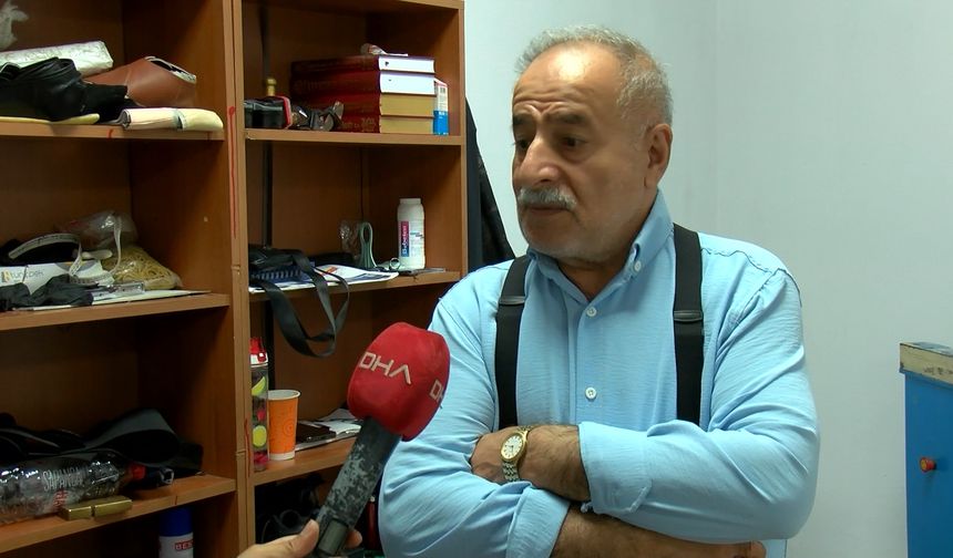 Kore gazisinin oğlu ayakkabıcılığı yaşatıyor