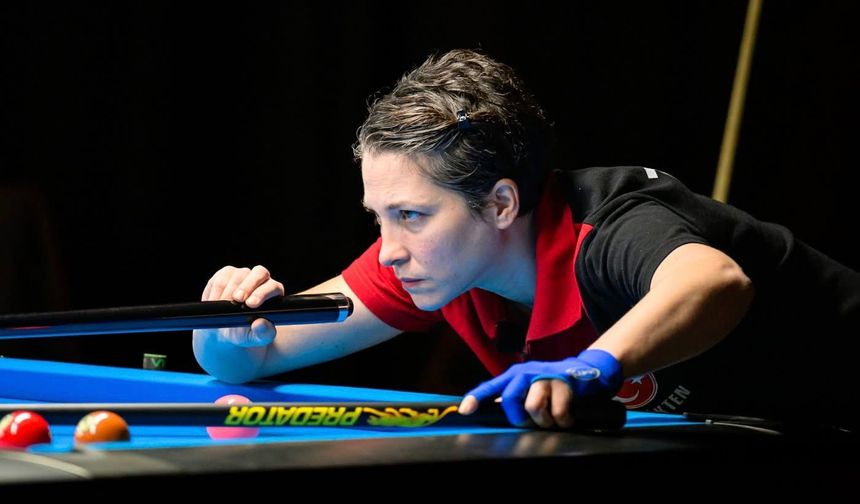 Milli bilardocu Sinem Kökten, Avrupa Pool Şampiyonu oldu