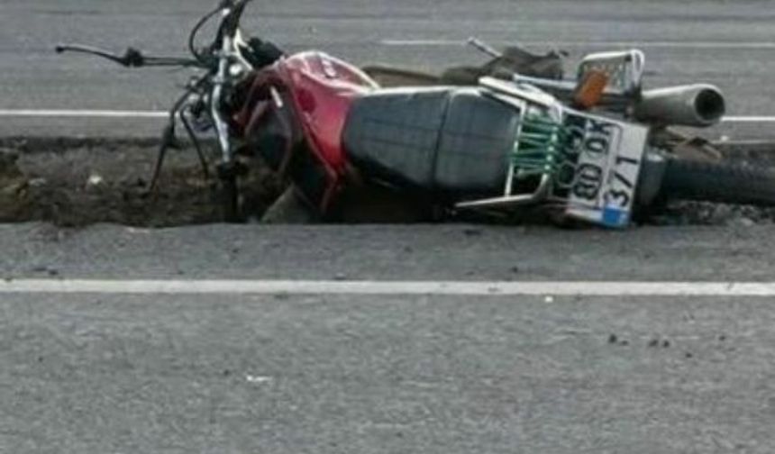 Osmaniye’de motosiklet kazası: 1 ölü