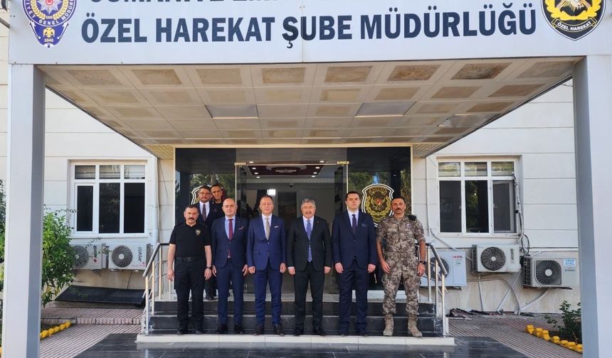 Özel Harekat polisleri, dualarla Suriye görevine gitti!