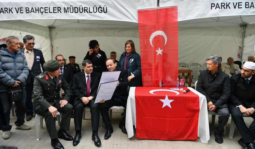 Mamak'ta Şehit evi bayraklarla donatıldı