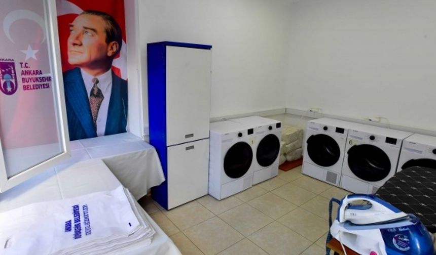 Ankara Büyükşehir’den Öğrencilere Ücretsiz Giysi Yıkama Desteği
