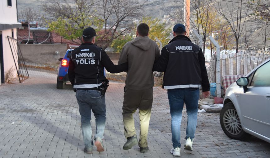 Nevşehir'de uyuşturucu operasyonu