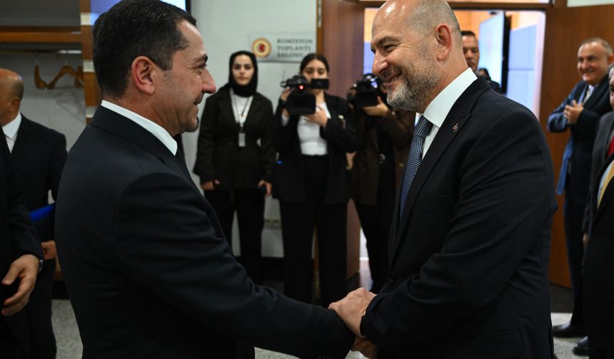 Soylu, Gürcistan Parlamentosu heyetiyle görüştü