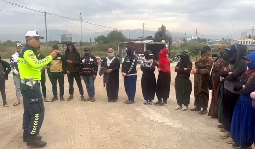 15 kişilik minibüsten 30 işçi çıktı!