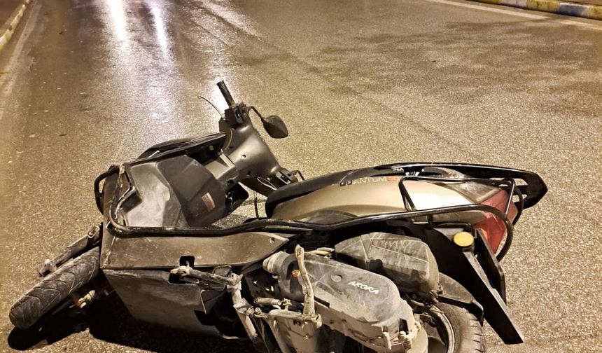 Devrilen motosikletin sürücüsü öldü