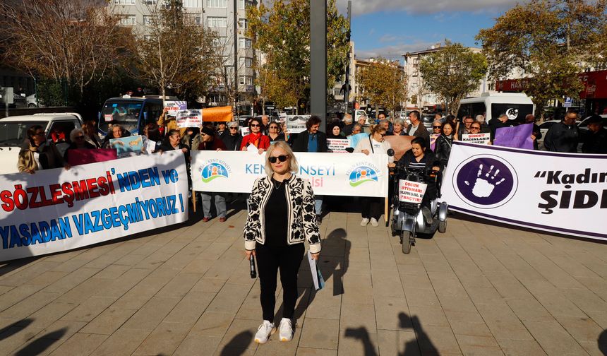 Edirne'de kadınlar yürüdü!