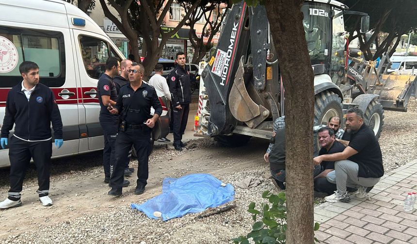 Kepçenin altında kalarak hayatını kaybetti!