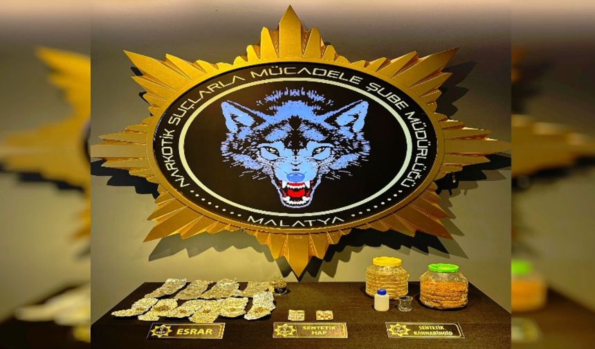 Malatya'da uyuşturucu operasyonu