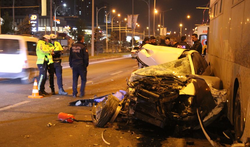 Malatya'da zincirleme kaza