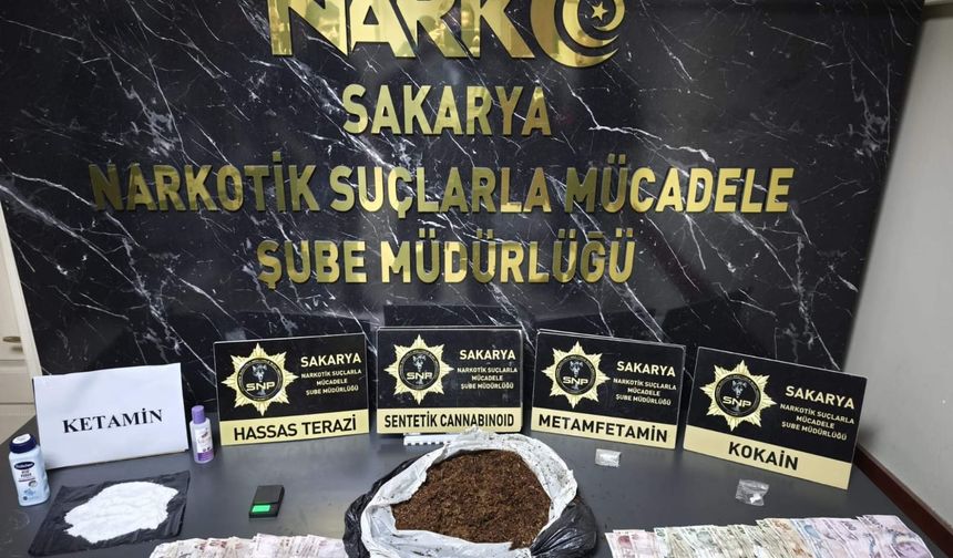 Sakarya'da uyuşturucu operasyonu