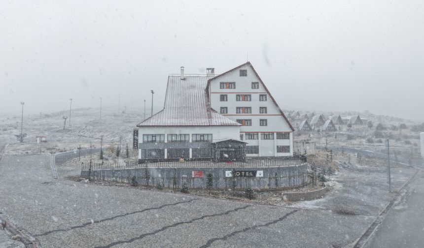 Sivas'ta kar yağışı başladı