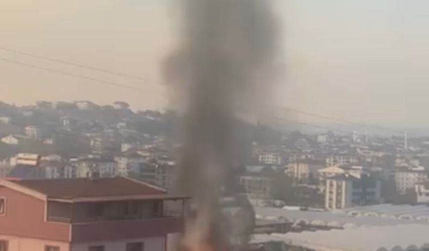 Yalova’da Çatı Yangını