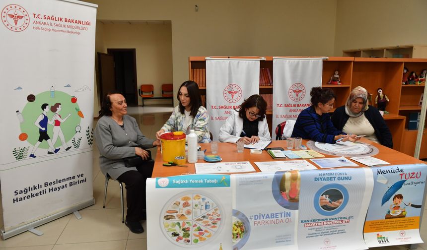 Altındağ’da Dünya Diyabet Günü: Kadınlara Sağlık Eğitimi ve Taraması