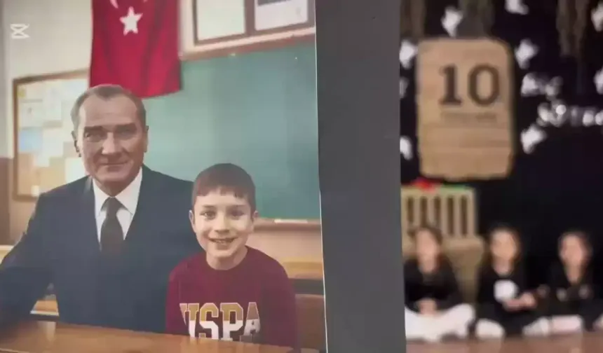 Anaokulu öğrencilerine Atatürk sürprizi
