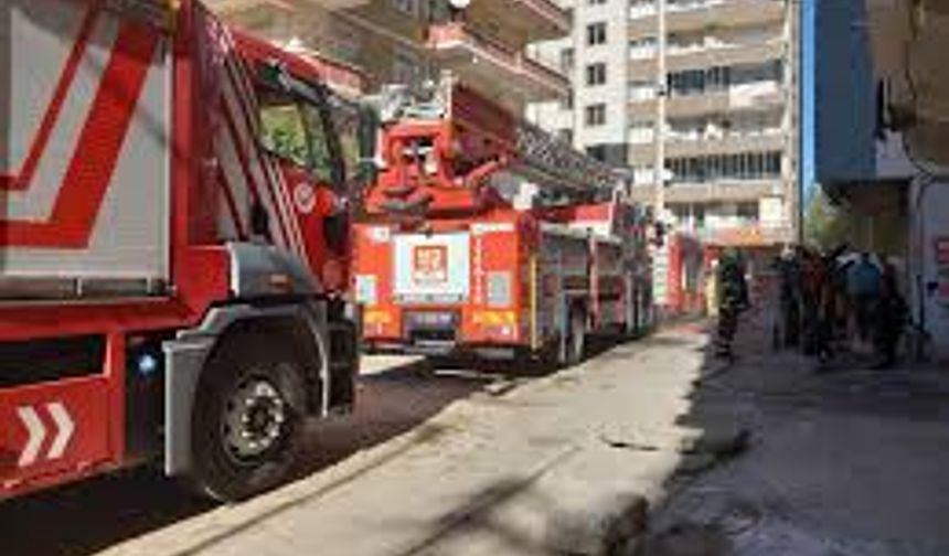 Ankara'da korkutan yangın!