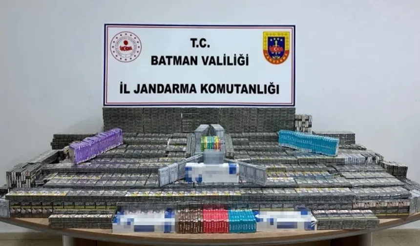 Batman'da kaçak sigara operasyonu