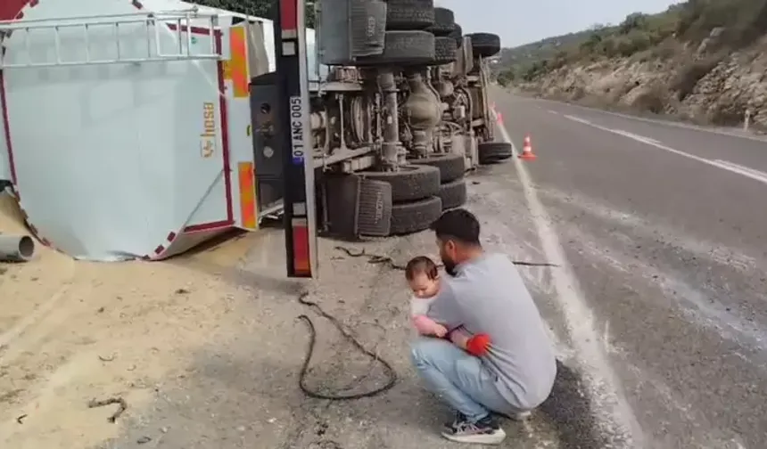 Mersin'de panikleten kaza