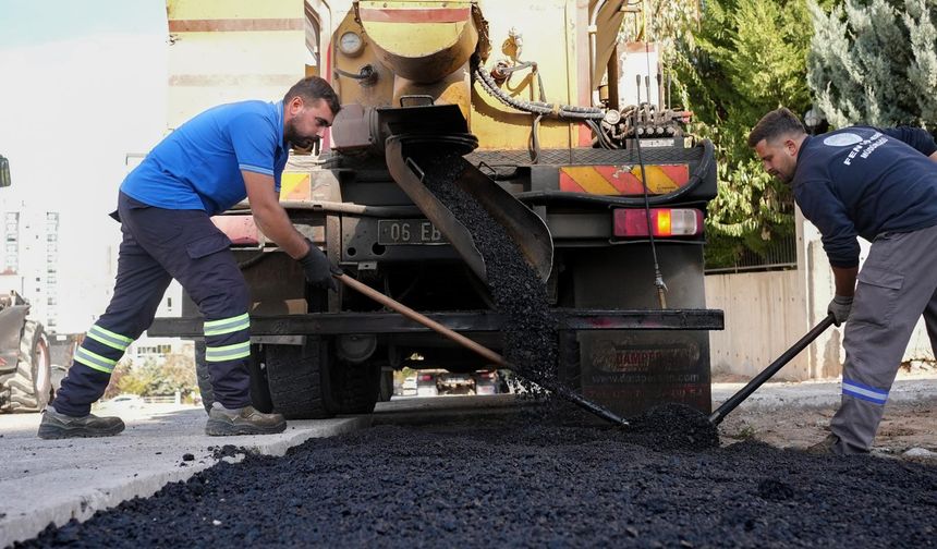 Etimesgut'ta Asfalt ve Yol Çalışması Başladı!