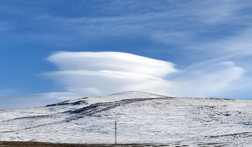 Ardahan semalarında mercek bulutları görüldü