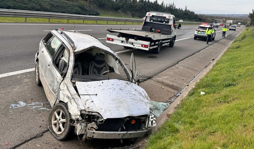 Düzce'de korkutan kaza