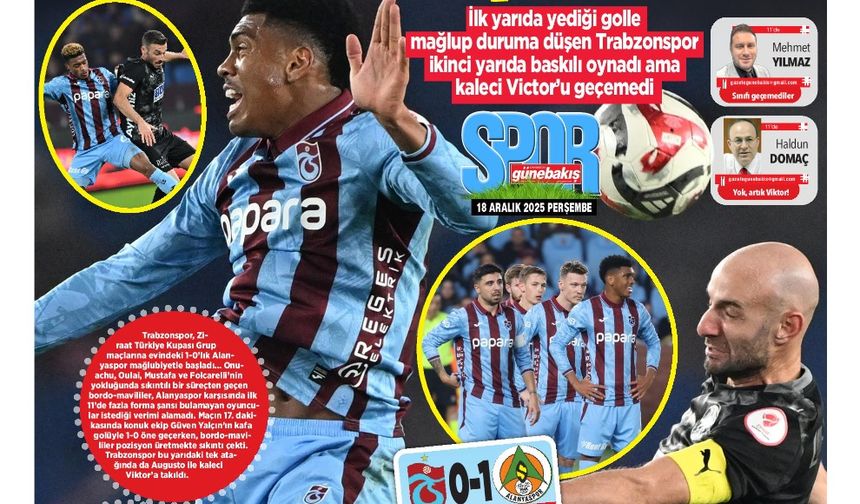 Trabzonspor Kupaya Yenilgiyle Başladı