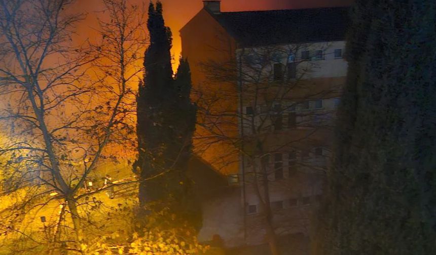 KYK Yurdunda Yangın: Öğrenciler İhmallere İsyan Etti