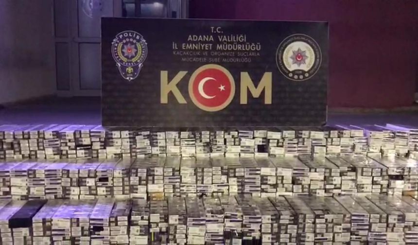 Adana’da Kaçak Sigara ve Sahte İçki Operasyonu: 8 Gözaltı