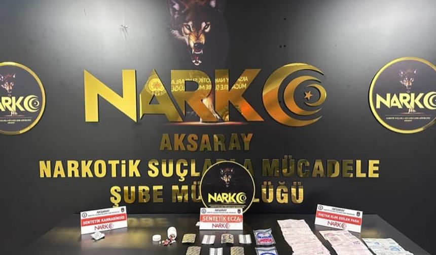 Aksaray'da uyuşturucu operasyonu!