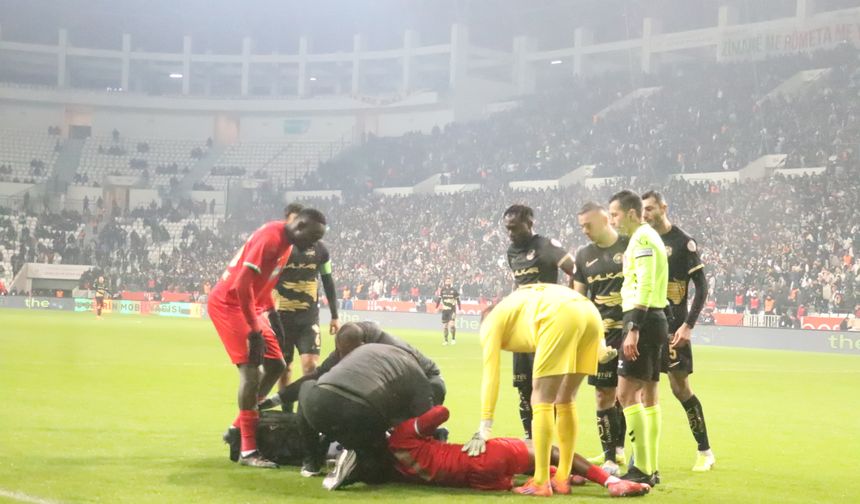 Amed Spor oyuncusuna 25 dikiş atıldı!