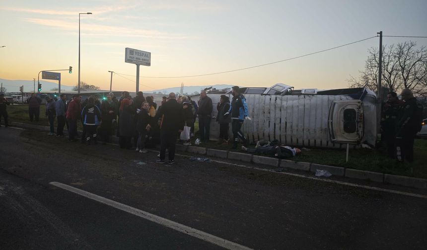 Aydın'da feci kaza; 16 yaralı