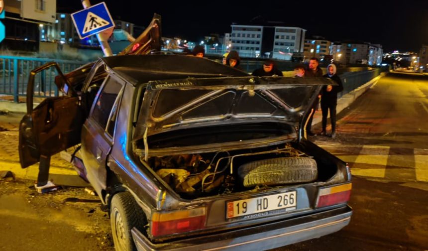 Çorum’da kaza: 4 yaralı