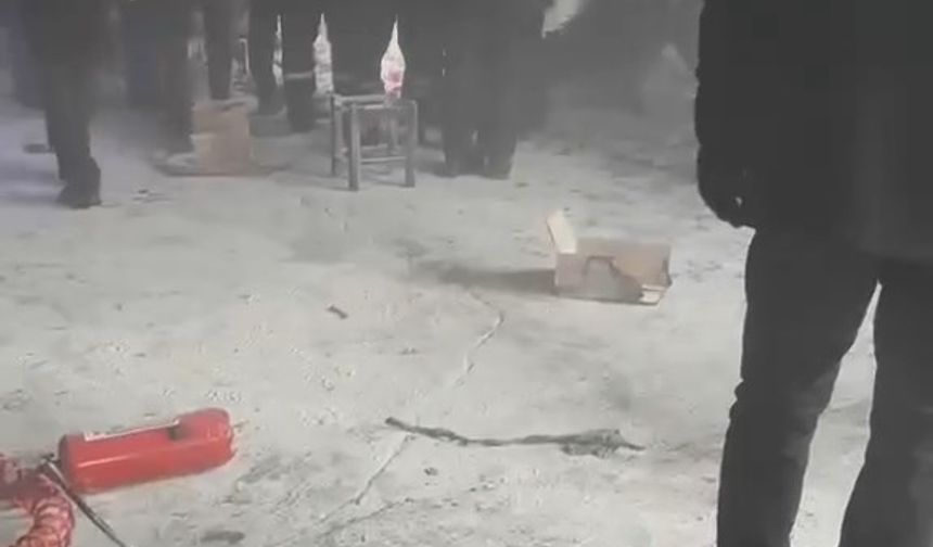 Diyarbakır’da oto tamircisinde patlama: 1’i ağır 4 yaralı