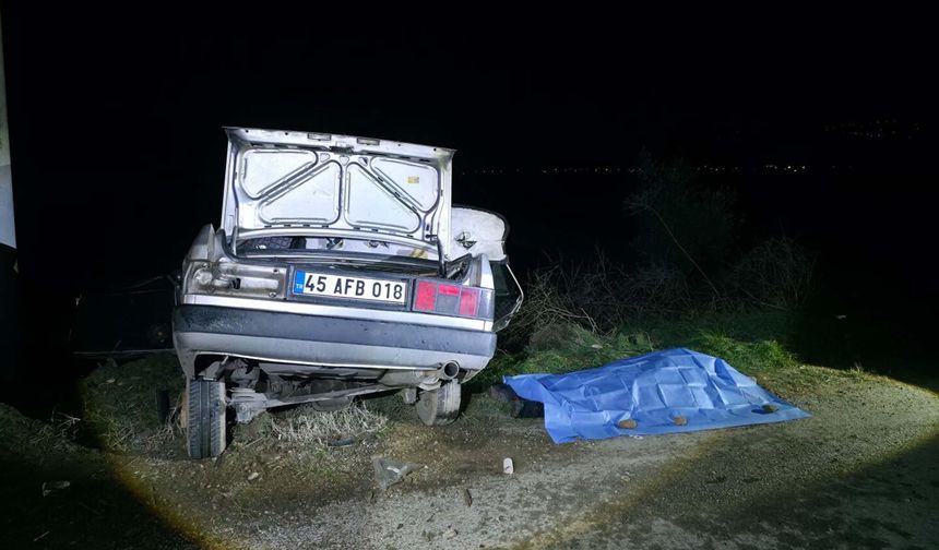 Salihli'de feci kaza: 1 ölü, 2 yaralı