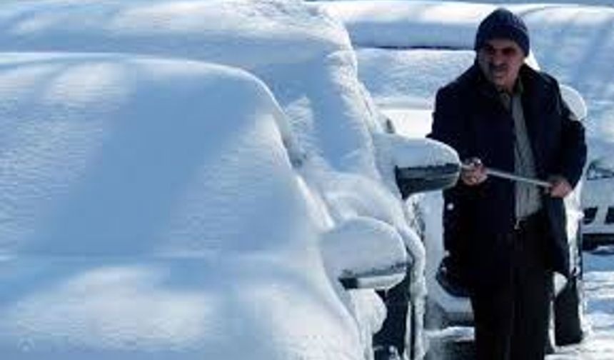 Erzurum’da Karın Ardından Dondurucu Soğuk Etkili Oldu