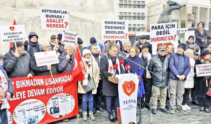 Emekli Astsubaylardan 51 Yıllık Adalet Çığlığı