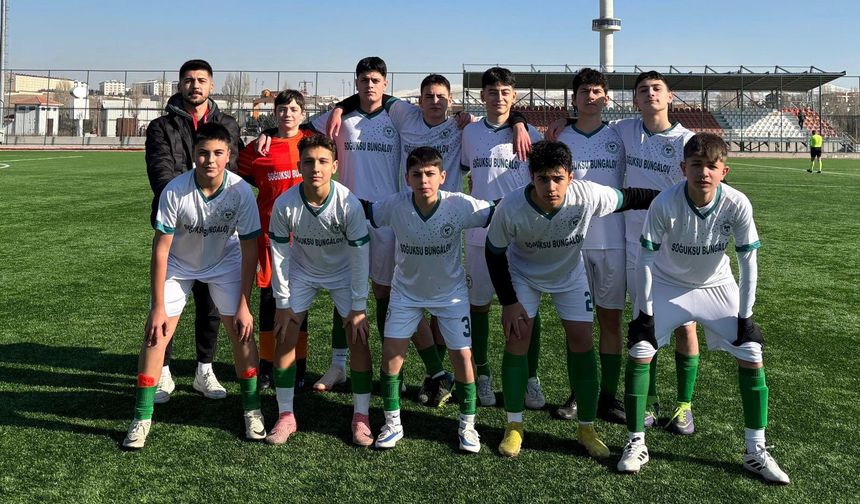Kızılcahamam Belediyespor U-15 takımı deplasmandan puanla döndü