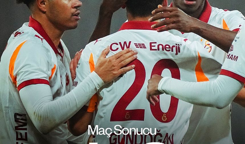 Galatasaray’dan Karagümrük deplasmanında 3-1’lik galibiyet