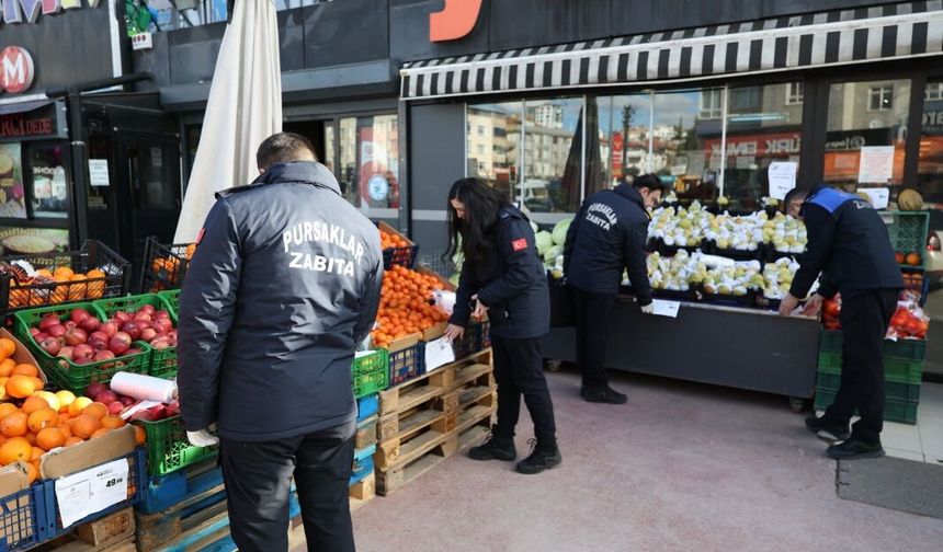 Pursaklar’da Ramazan Denetimi: Zabıta Ekipleri 7/24 Sahada
