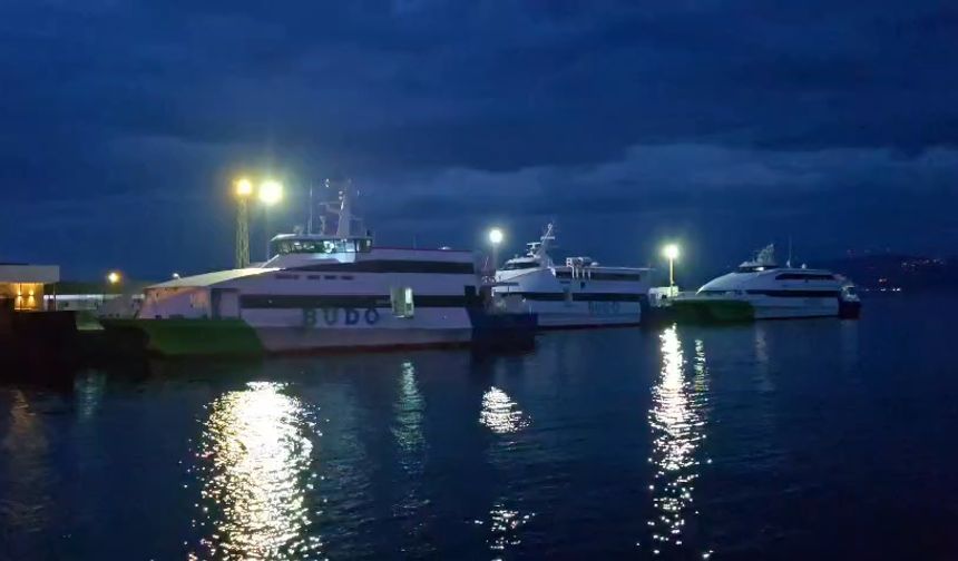 BUDO'nun 8 seferi, olumsuz hava koşulları nedeniyle iptal edildi