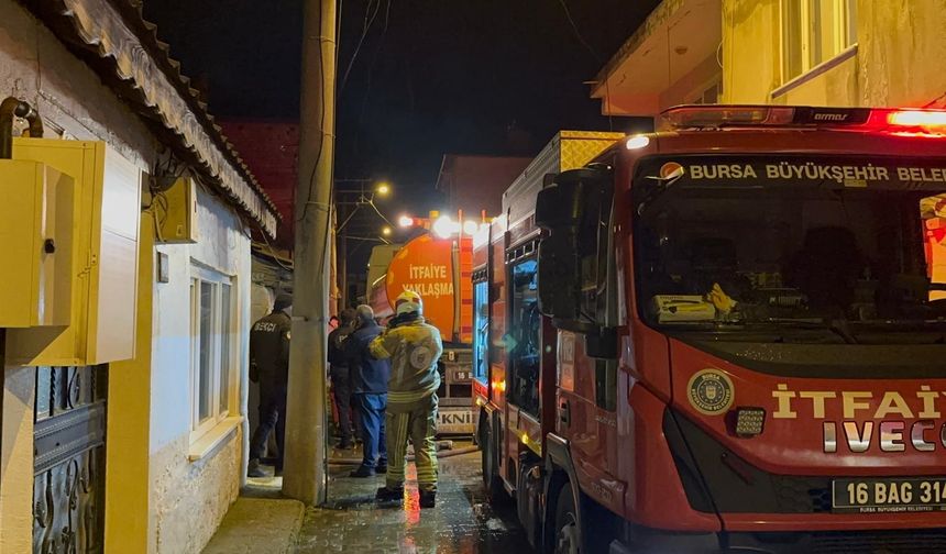 Bursa İznik’te Ev Yangını