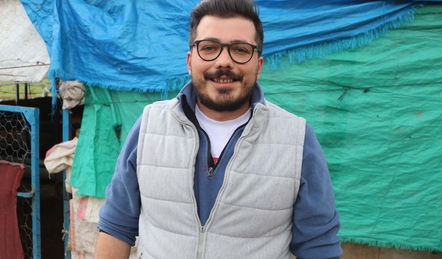 Denizli'de koyun 9 yavru doğurdu