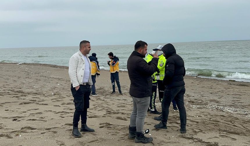 Karasu sahilinde cesat!