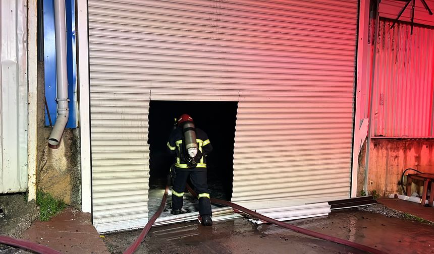 Kocaeli’de sanayi tesisinde yangın paniği