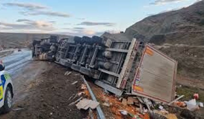 Alaca’da Büyükbaş Yüklü Kamyonet Devrildi: 3 Yaralı