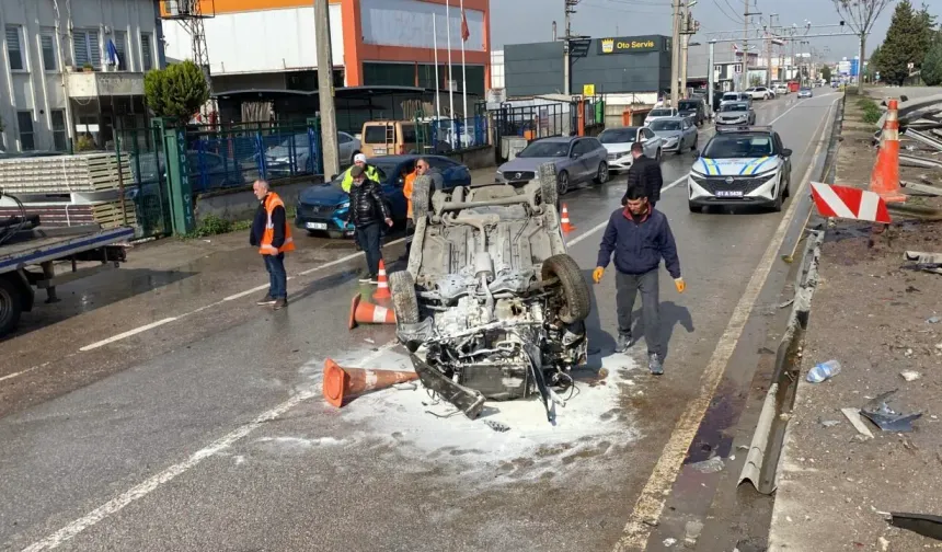 Kocaeli'de korkutan kaza