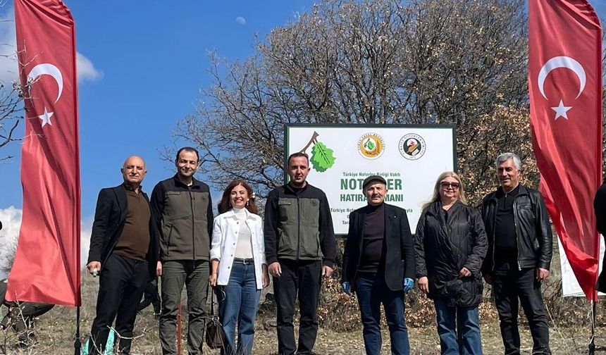 Türkiye Noterler Birliği Ayaş’ta Hatıra Ormanı Kurdu