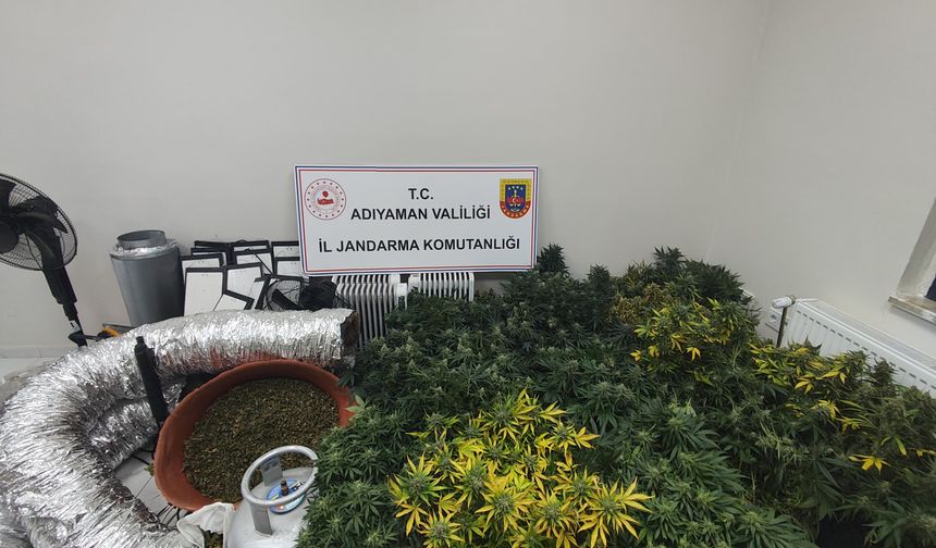 Adıyaman'da uyuşturucu operasyonu